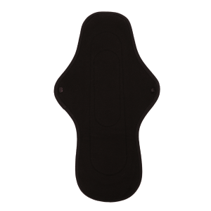 Organic Reusable Pads - 3 Overnight Pads in Black - The Brand hannah