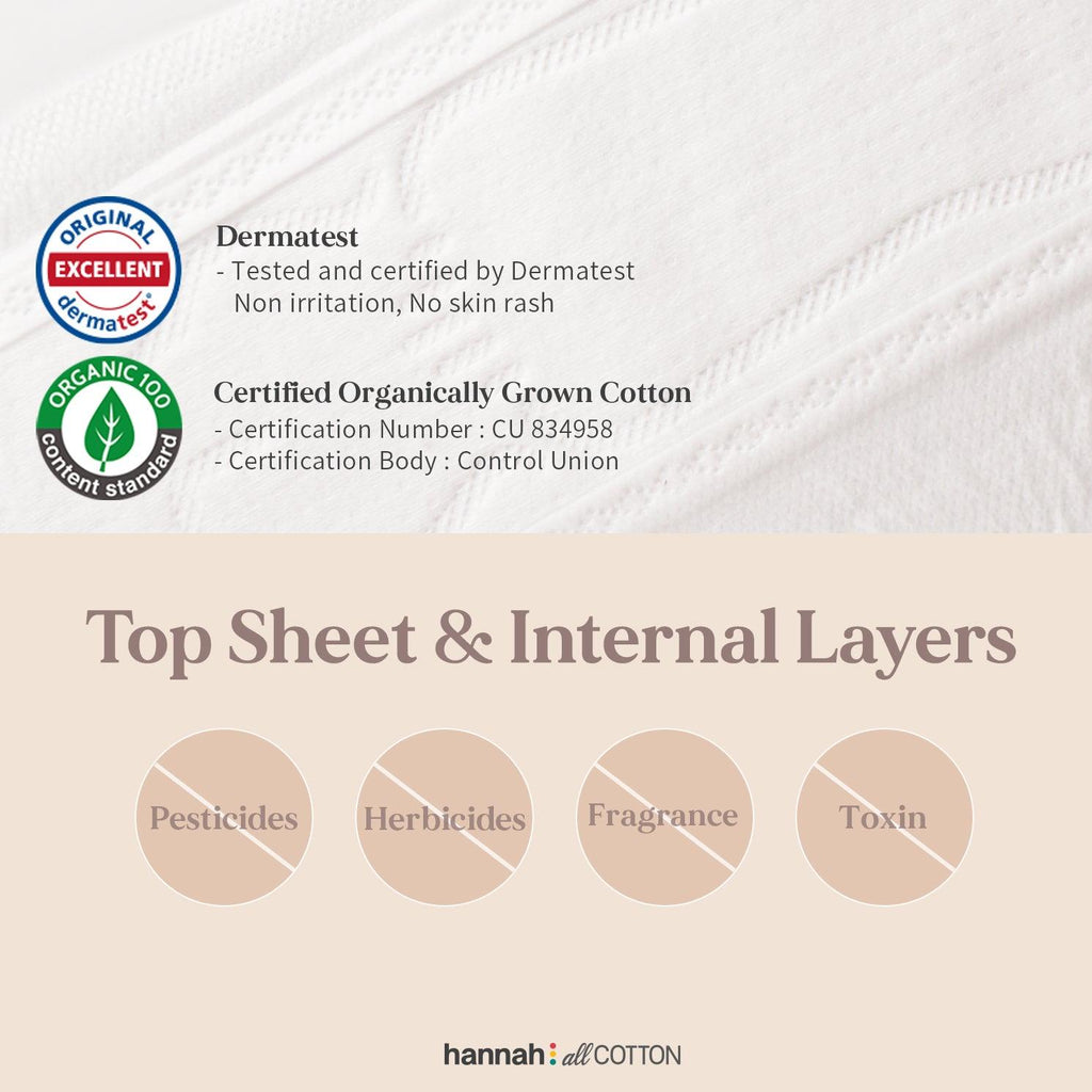 Organic Cotton Pads - Large 10 Pack - The Brand hannah