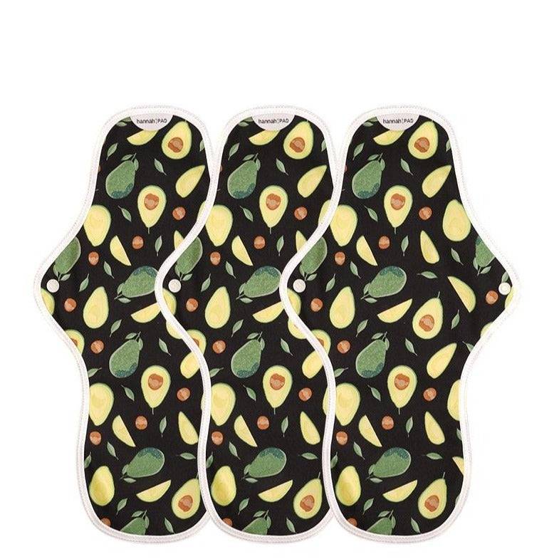 Organic Reusable Pads - 3 Overnight Pads - The Brand hannah